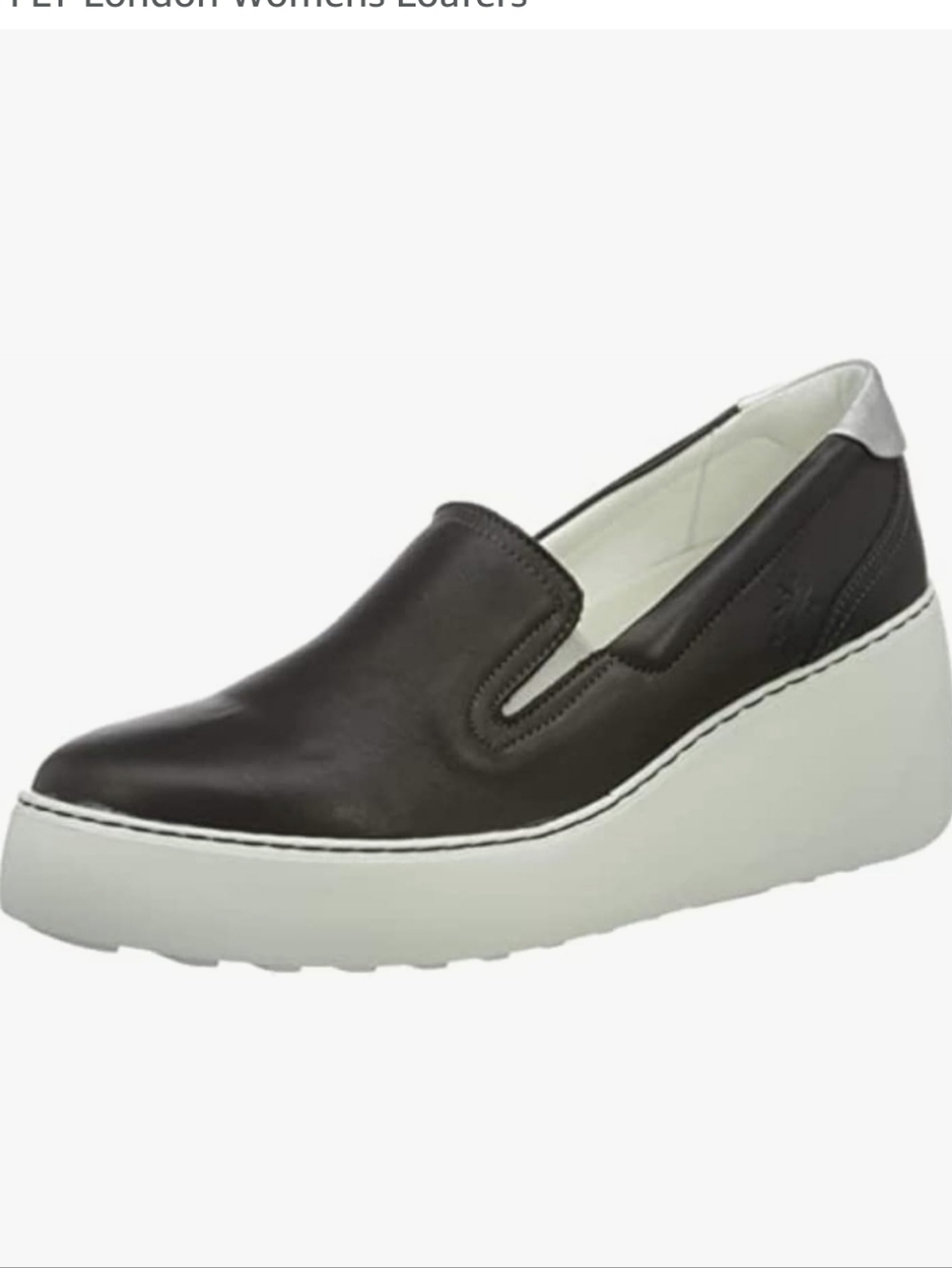 Fly London platform slip-on leather sneakers Sz 39
